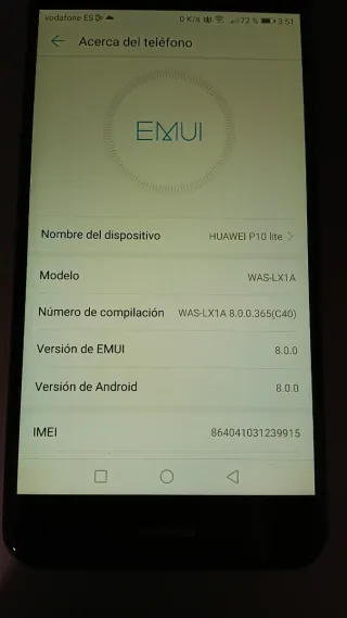 Huawei P10 Lite Negro