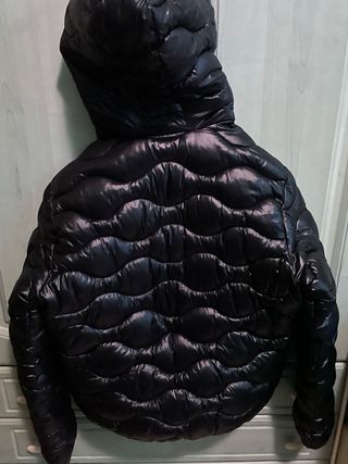 Blauer Giubbotto Nero Lucido Uomo Taglia M