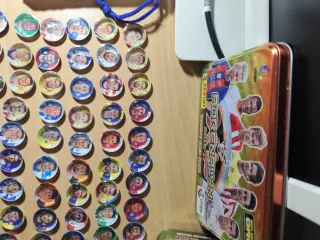 lote chapas grefusa + álbum 2017-18