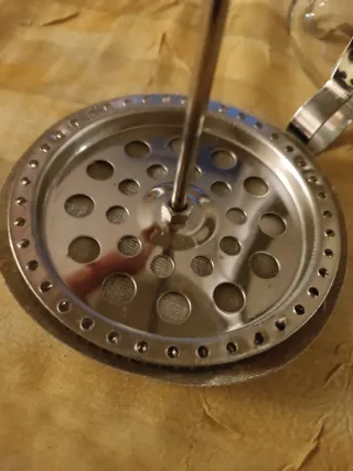 Cafetera Émbolo + 2 Vasos Cristal