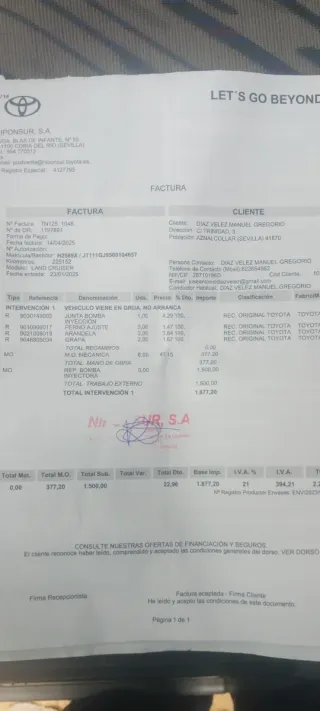 Toyota Land Cruiser 100 1998