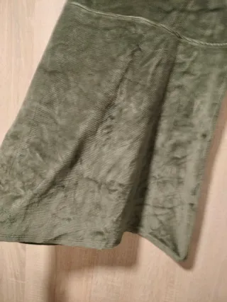 Mono peto corto pana invierno verde oliva