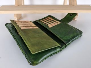 Cartera Trenzada a Mano-Piel Genuina-Vintage-Italy