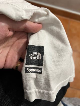 Camiseta Supreme x The North Face Blanca
