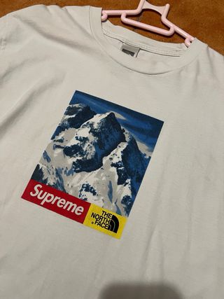 Camiseta Supreme x The North Face Blanca