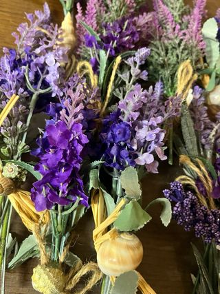 10 Mazzolini Finta Lavanda Matrimonio