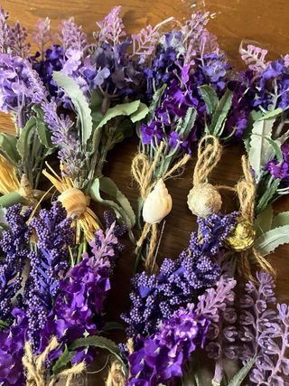 10 Mazzolini Finta Lavanda Matrimonio - Set D