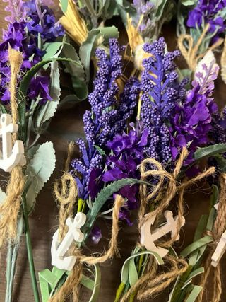 10 Mazzolini Finta Lavanda Matrimonio - Set D