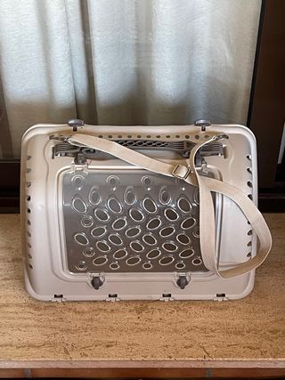 Transportín perro/gato beige