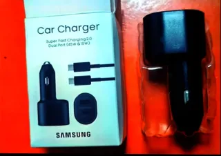 Cargador Coche Samsung carga rápida 45W+15W