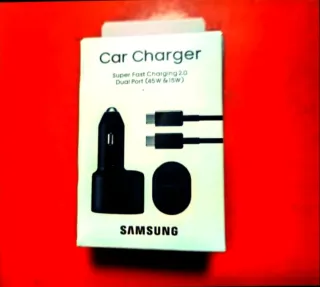Cargador Coche Samsung carga rápida 45W+15W