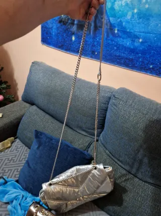 Bolsos Sara Bag Plateado y Dorado liquidación .