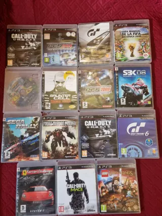 PlayStation 3 + 15 juegos + Accesorios