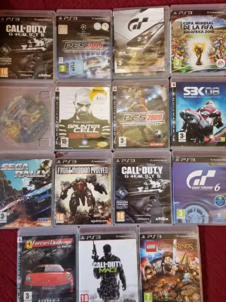 PlayStation 3 + 15 juegos + Accesorios