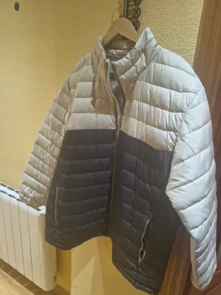 Plumas Columbia Hombre Talla XL Beige/Negro