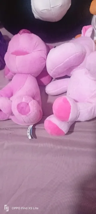 Lote peluches .bolso oso  . Bebe nenuco y cuentos