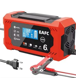 Cargador Batería Coche Moto EAFC 6A