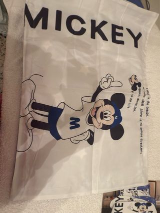 Juego de sábanas Mickey Mouse ,100%algodón,6pzas