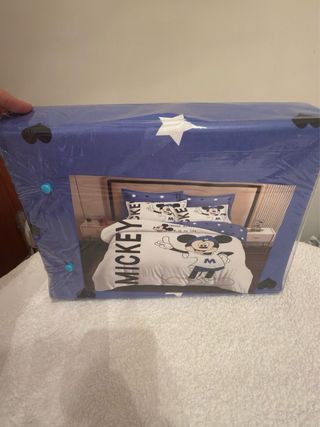 Juego de sábanas Mickey Mouse ,100%algodón,6pzas