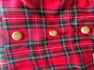 Disfraz Colegiala Rojo Talla Única