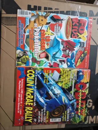 Revistas Fox Kids Magazine y CD Consolas