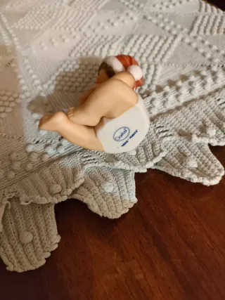 Statuina Bambino Natalizio Nina e Marco Goebel