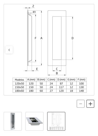 Manijas de puerta corre