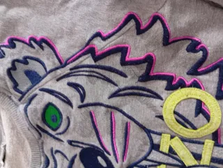 Felpa Kenzo Tigre Grigia 12 Anni