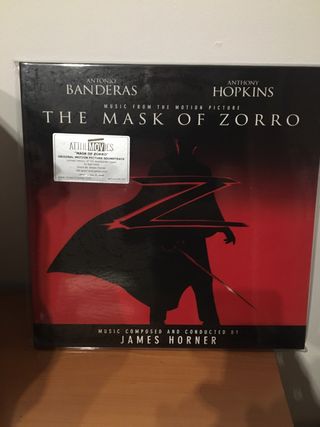 Vinilo La Máscara del Zorro Banda Sonora
