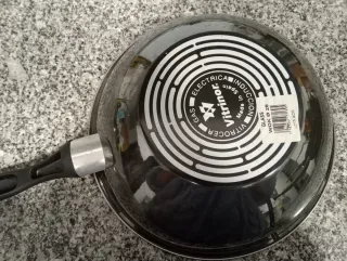 Wok-Sartén Antiadherente Negra