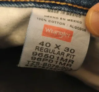 Jeans Wrangler Vintage Regular Fit W40 L30