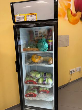 Nevera expositora Fruteria