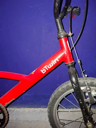 Bicicleta infantil rossa Btwin
