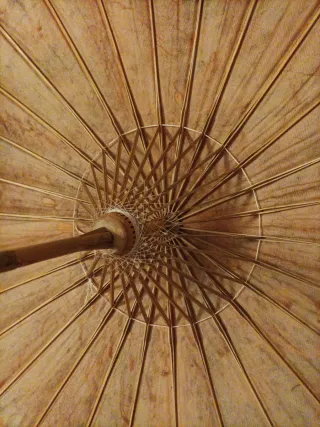 Paraguas Tailandés Original Naranja