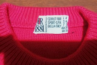 Maglione da uomo Cerruti 1881 rosso made in Italy