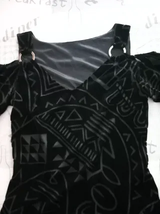 Vestido fiesta vintage terciopelo sin estrenar