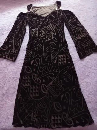 Vestido fiesta vintage terciopelo sin estrenar