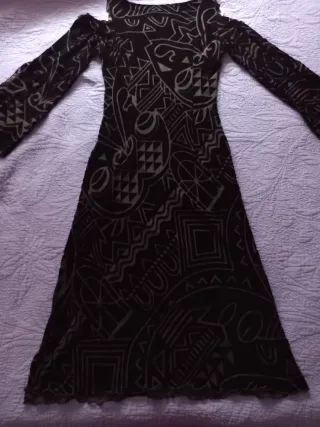 Vestido fiesta vintage terciopelo sin estrenar