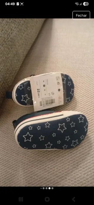 Ténis azuis bebé El Corte Inglês - Novos 3-6 meses