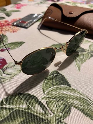 Gafas de sol Ray-Ban Round Metal doradas
