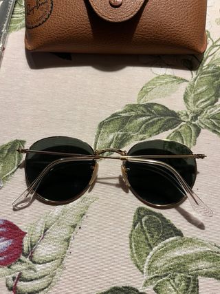 Gafas de sol Ray-Ban Round Metal doradas