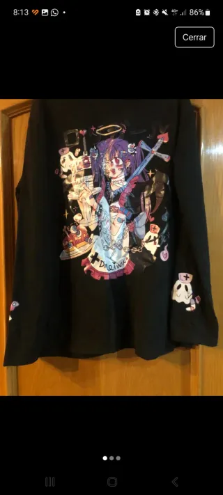 Regalo 3Sudadera Emo/Gótica 3 faldas 3 tops