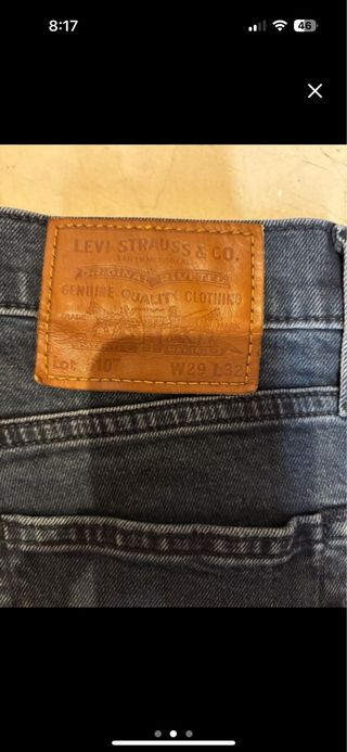 Lote 2 pantalones Levi's azules 510 talla 29-32