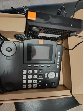 Teléfono fijo Orange negro