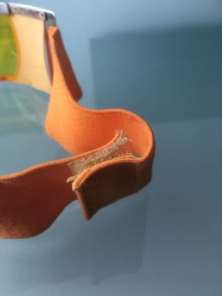 Occhiali da montagna arancioni gialli