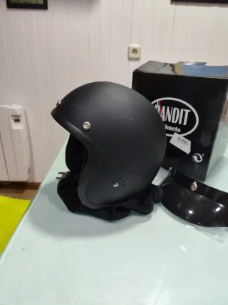 Casco Bandit Negro Mate Talla S