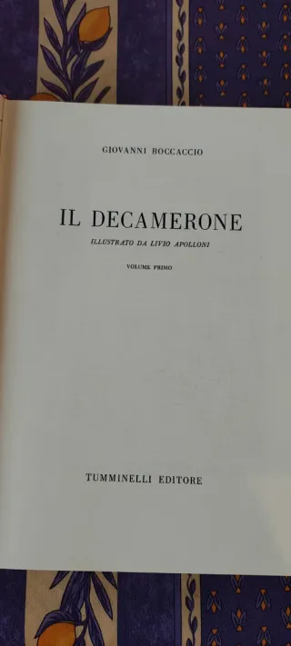 Il Decamerone. Volume 1. Edizione 1964