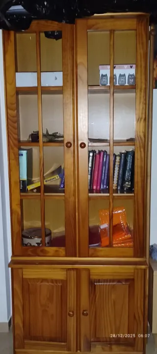 Mueble de madera 2 módulos