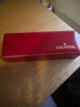 Bolígrafo Sheaffer 14 kt rolled gold.