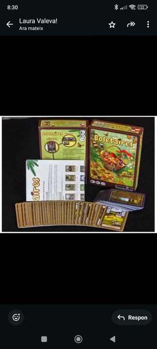 Juego de mesa Boletaires